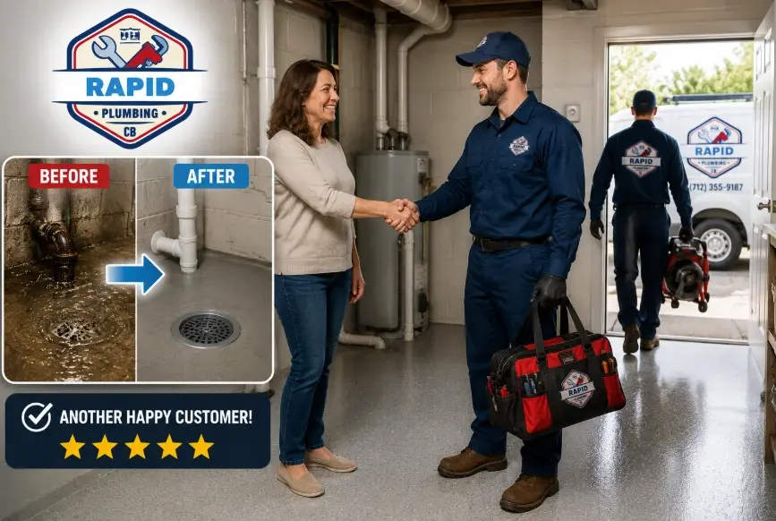 (712) 355-9187 Basement Floor Drain Backup Council Bluffs