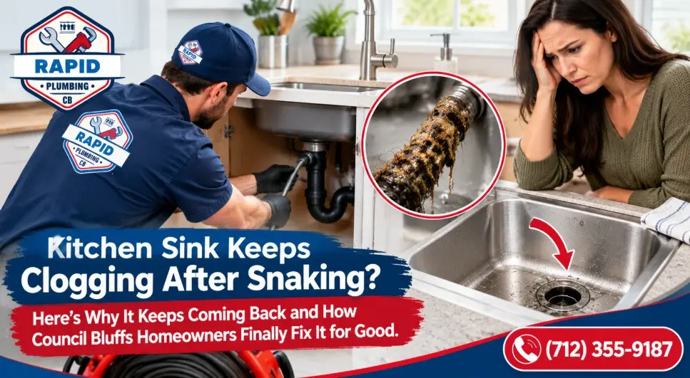 Kitchen Sink Keeps Clogging Council Bluffs