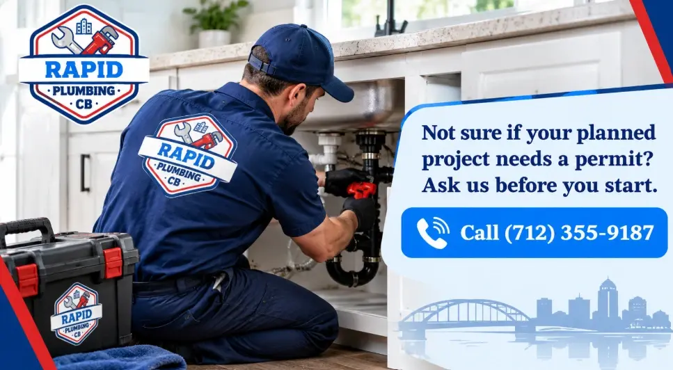 Not sure if your planned project needs a permit Ask us before you start. Call (712) 355-9187.