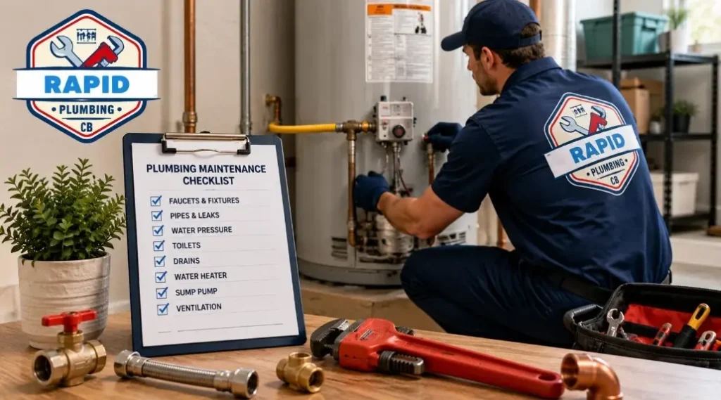 Plumbing maintenance checklist landlords of Council Bluffs IA call (712) 355-9187.