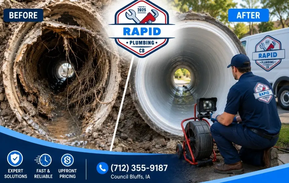 What does sewer line repair cost Council Bluffs, IA? See what drives the price, 