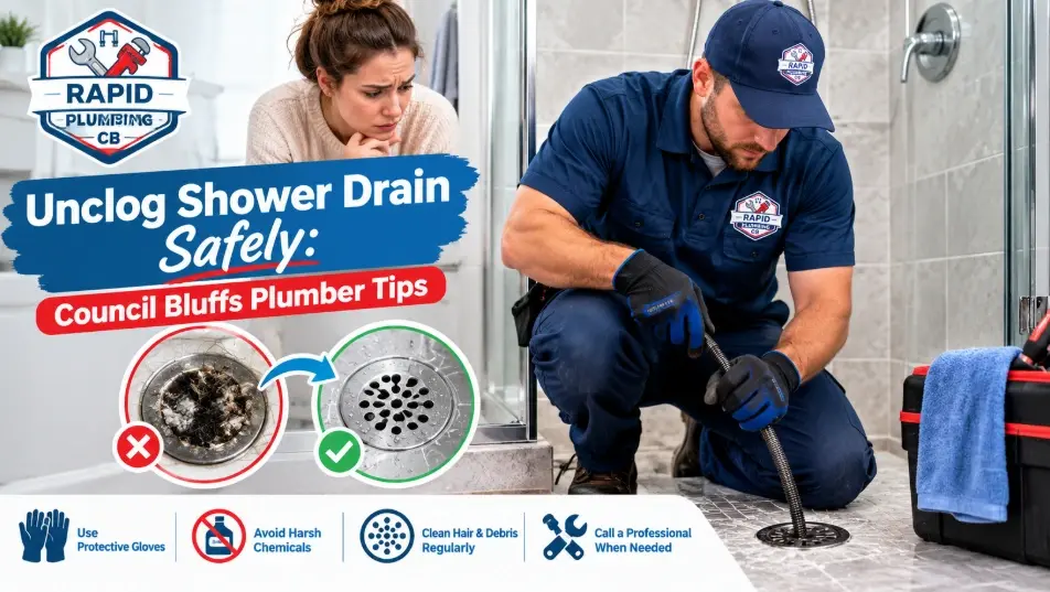 When a Clogged Shower Drain Means It's Time to Call a Plumber