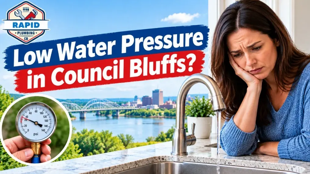 low water pressure council bluffs