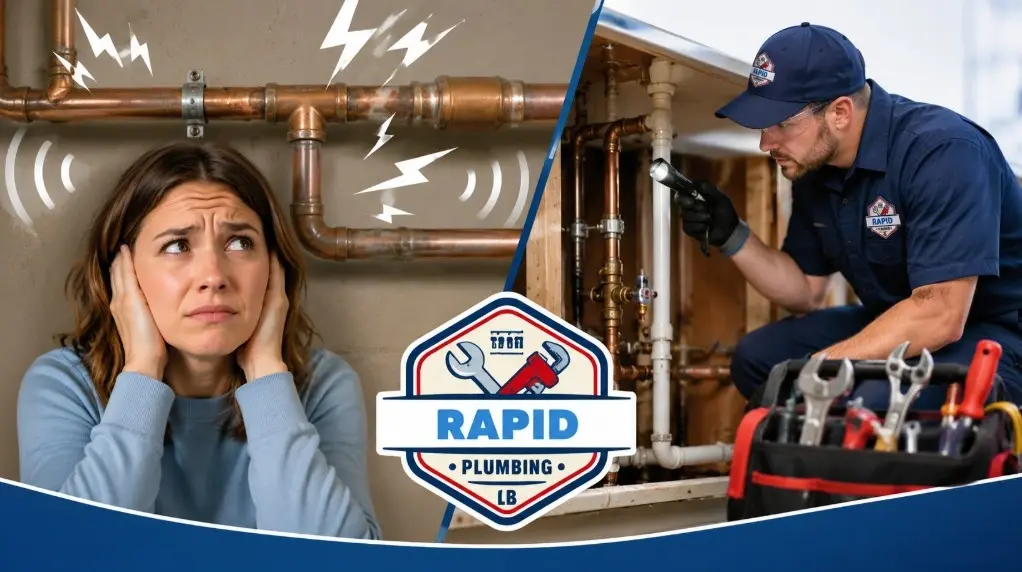 noisy pipes causes - Rapid Plumbing CB