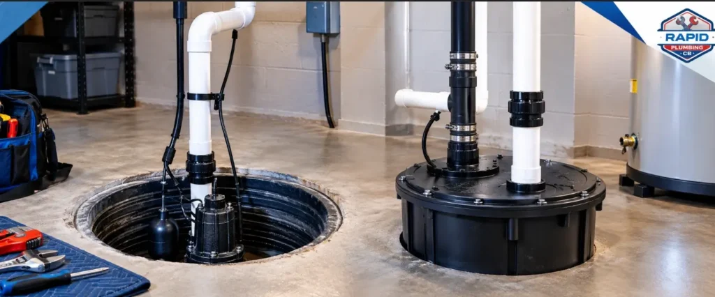 (712) 355-9187 — Confused about ejector pump vs sump pump