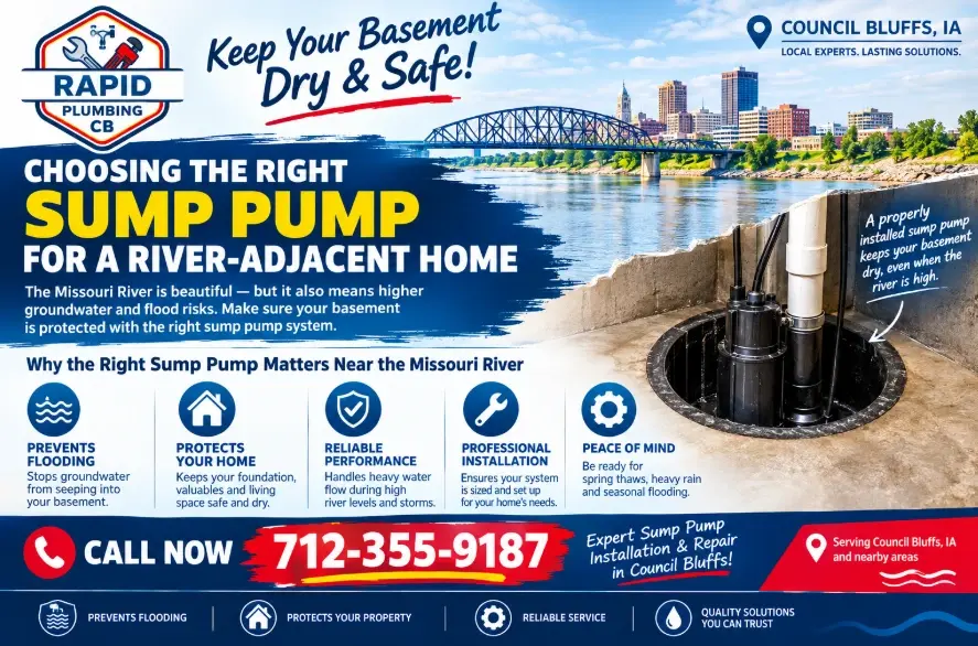 Choosing the Right Sump Pump for a River-Adjacent Home