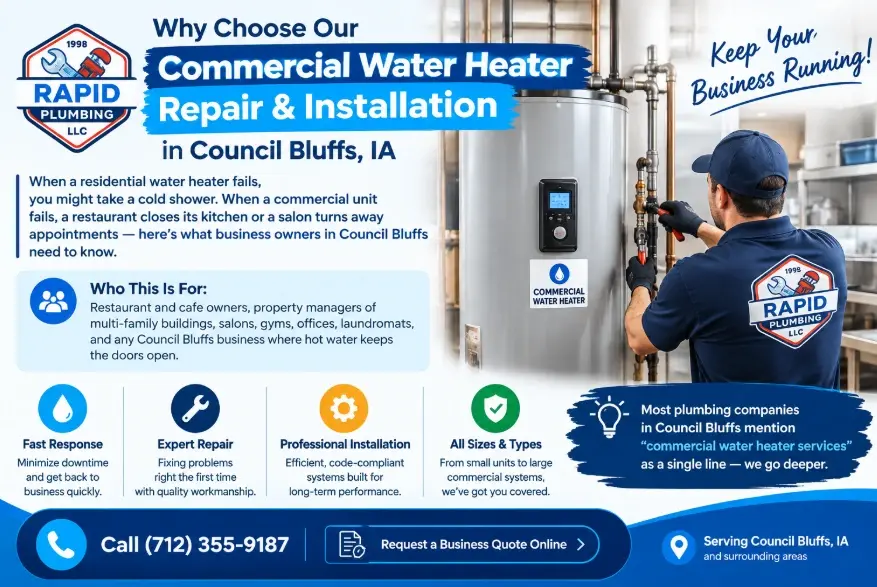 Commercial water heater Council Bluffs