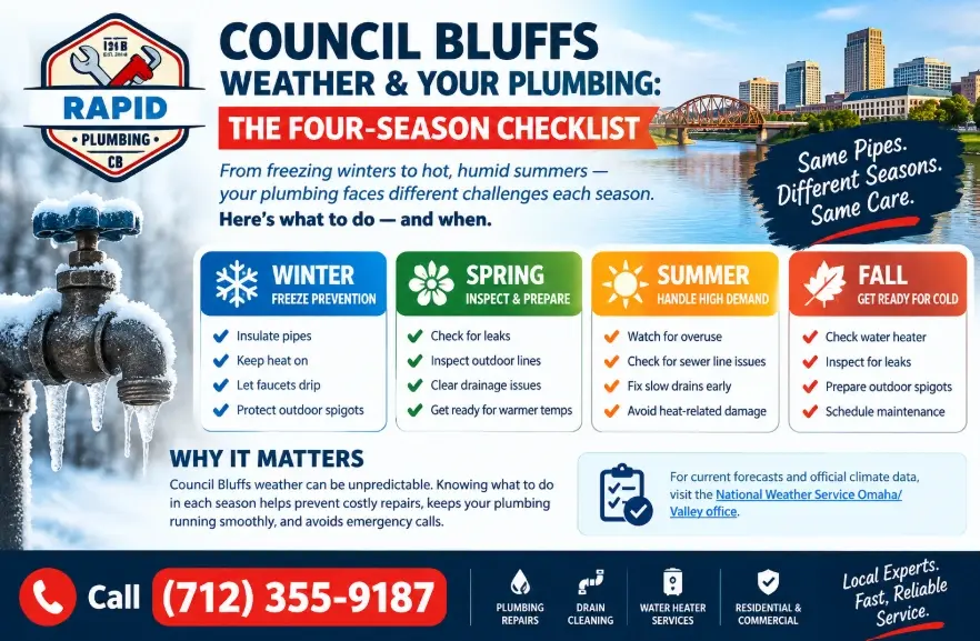Preventing Frozen Pipes in Council Bluffs