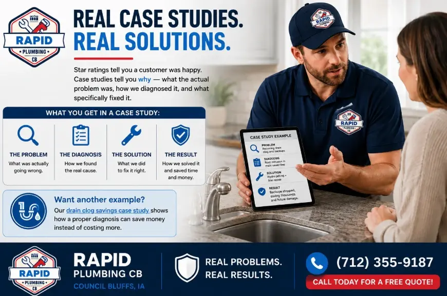 Council Bluffs neighborhood case studies plumbing