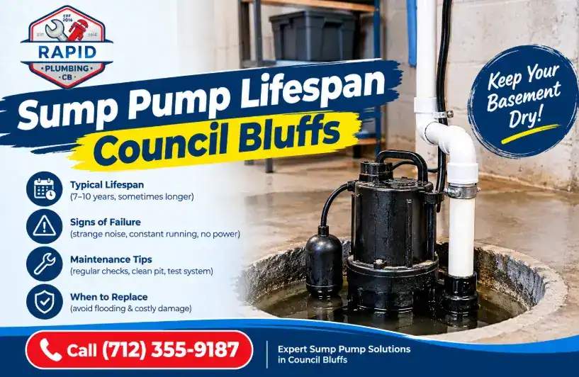 Sump Pump Lifespan Council Bluffs