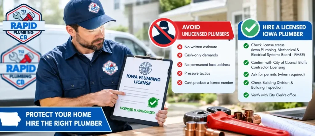 Top Plumbers Council Bluffs Rapid Plumbing CB