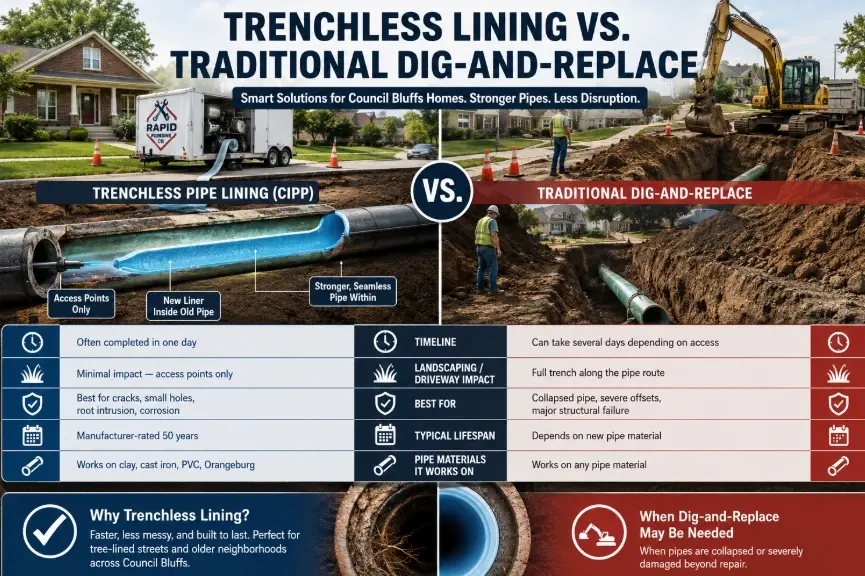 Trenchless Lining vs. Traditional Dig-and-Replace