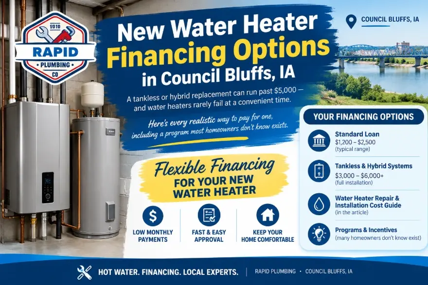Water Heater Financing Options in Council Bluffs IA