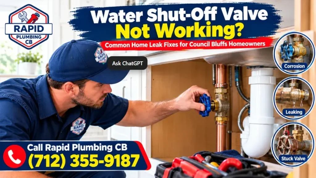 Water Shut Off Valve Not Working Council Bluffs