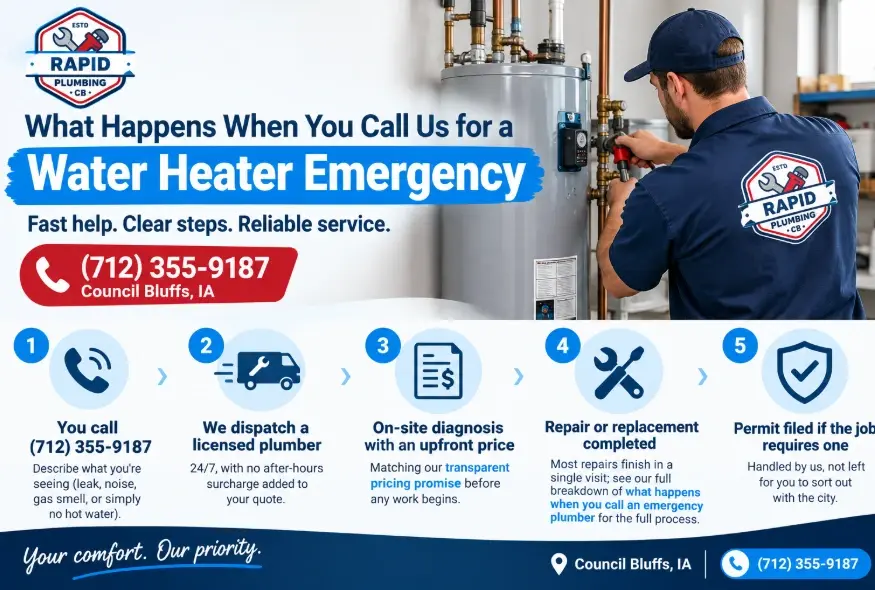 What Happens When You Call Us for a Water Heater Emergency