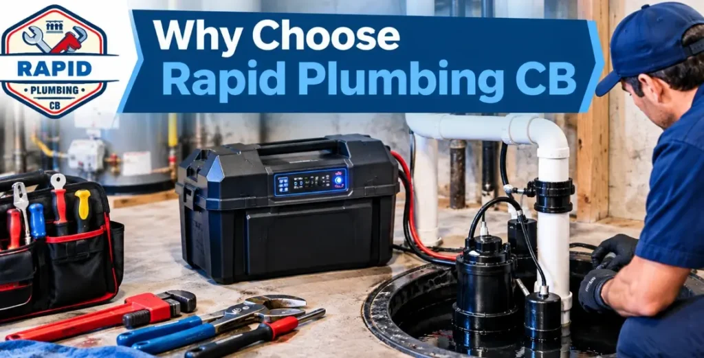 Why Choose Rapid Plumbing CB
