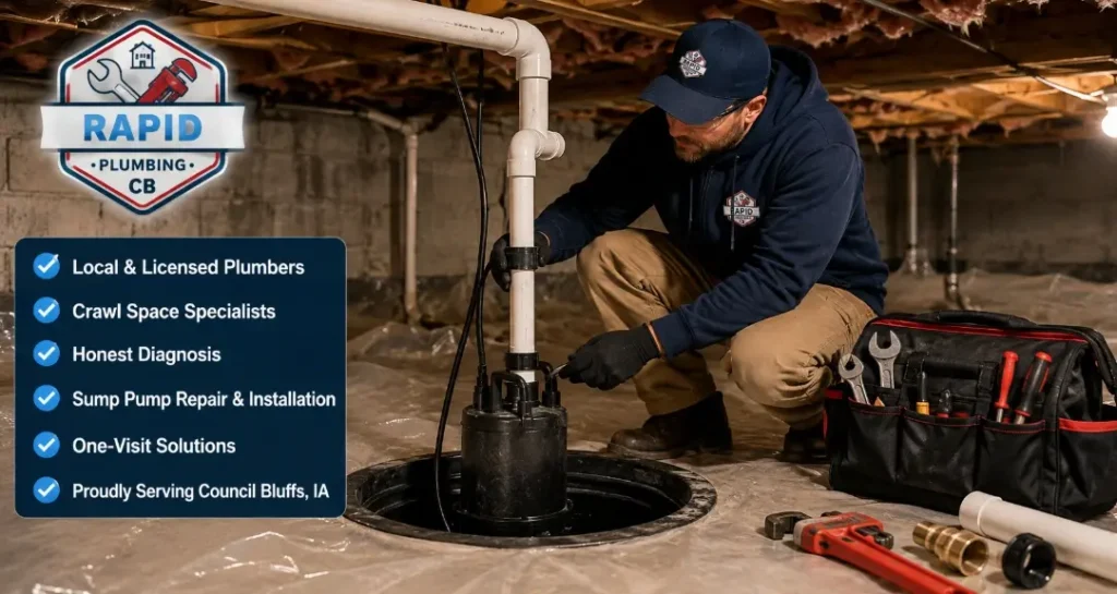 Why Choose Rapid Plumbing CB for Crawl Space Sump Pump Service