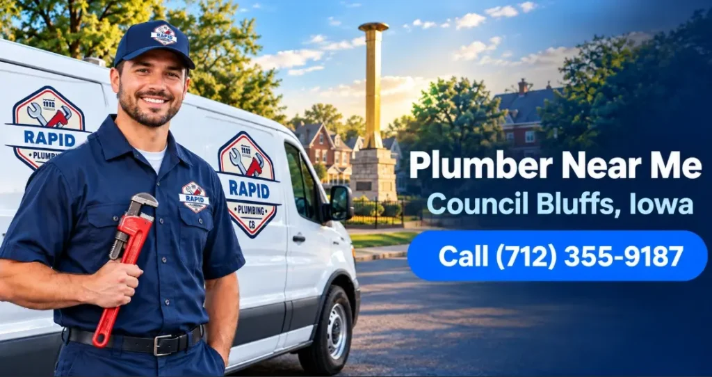 Licensed plumber near me in Council Bluffs, Iowa