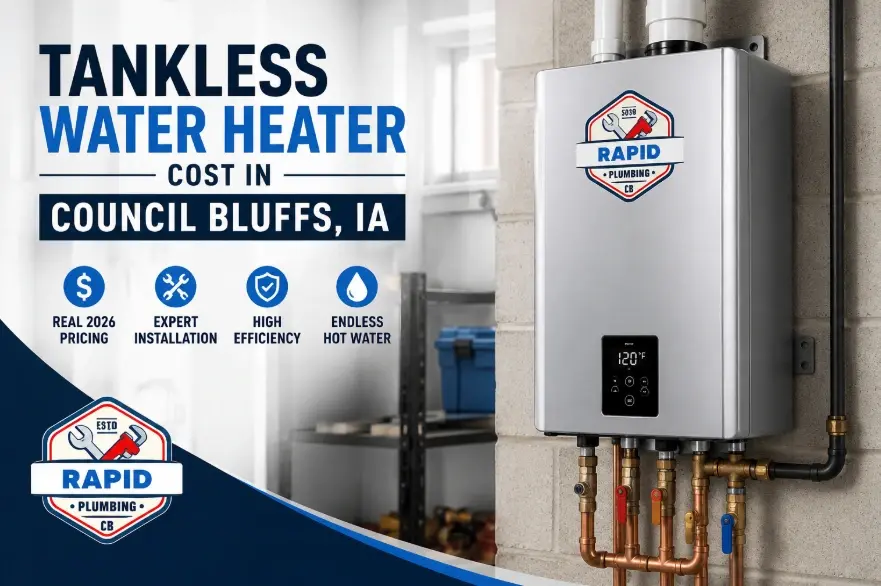 tankless water heater cost council bluffs