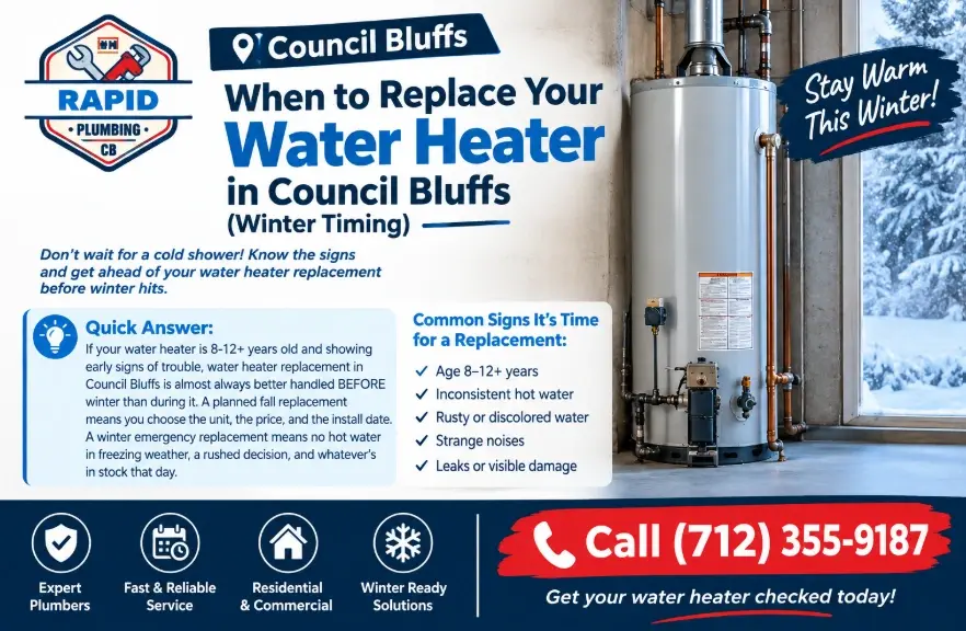 Water Heater Replacement Council Bluffs