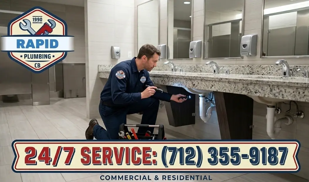 commercial restroom plumbing maintenance council bluffs